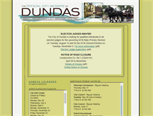 Tablet Screenshot of cityofdundas.org